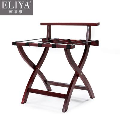 China 100% Eco - Friendly Foldable Hotel Luggage Racks Wood , Wooden Hotel Luggage Racks Te koop