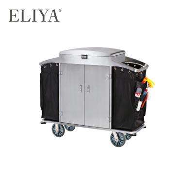 China Durable Room Service Flambe Hotel Household Maid Cart Trolley For Sale for sale