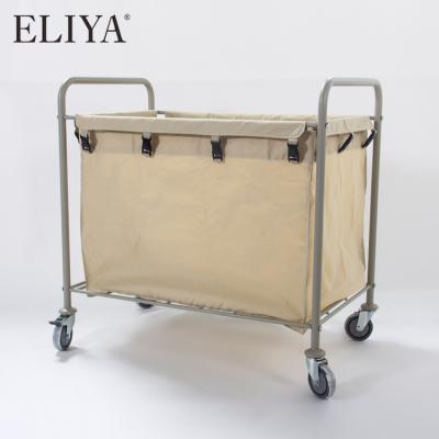 Chine Easy assemble luxury hotel laundry cart/hotel trolley/household linen cart à vendre