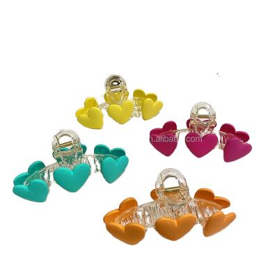 China New Fashion Cute Macarone Color Love Hook Clip Girl Shark Clip Hairpin Headdress Hair Claws Cute Hot Selling for sale