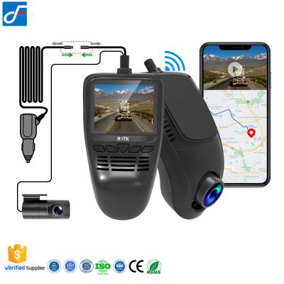 China 2K Waterproof 170 Degree Car Video Camera Smart Rearview Security Dash Cam With GPS WIFI Dvr Car Camera for sale