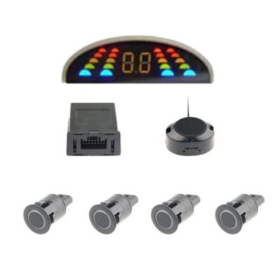 China Front Distance Sensor Auto Car Parktronic Car 8 Parking Sensors Aerostar Rear And Front Mini LED Sensor for sale