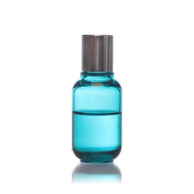 China Personal Care Free Sample Mini Bottle Blue Color Essential Oil Bottle With nese for sale