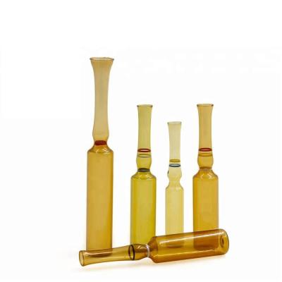 China Other Medical Glass Empty Bottle In Stock 1ml 2ml 3ml 5ml Glass Ampoule for sale