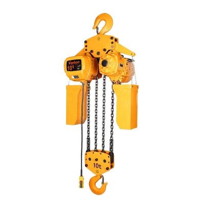 China High Quality 10 Ton Electrical Chain Hoist Monorail Hoist Crane With Electric Trolley for sale