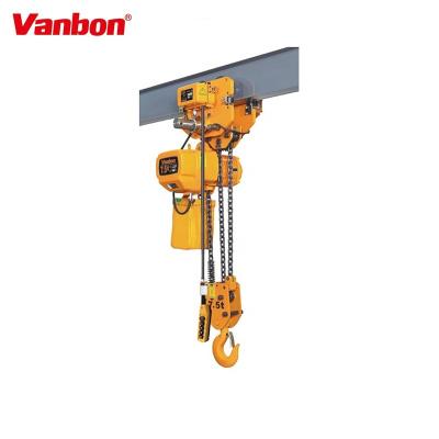 China Vanbon 7.5 Ton Motorized Trolley Type Electric Hoist for sale