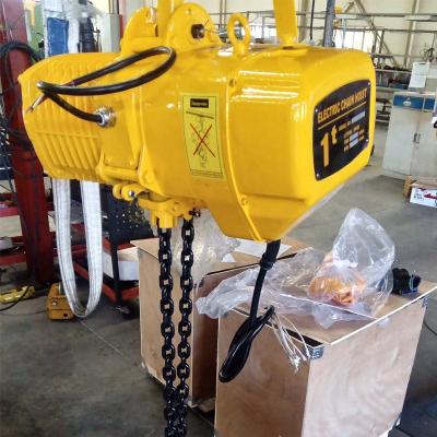 China Vanbon New Design Monorail Chain Hoist Practical Electric Chain Hoist 1ton for sale