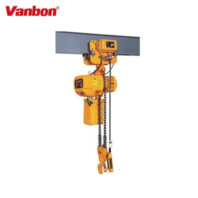 China Vanbon 3ton 220V Single Phase With Inverter Electric Chain Hoist With Good Price for sale