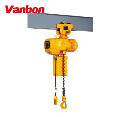 China High Quality Manual Trolley 2 Ton Dual Speed Chain Hoist With Good Price for sale