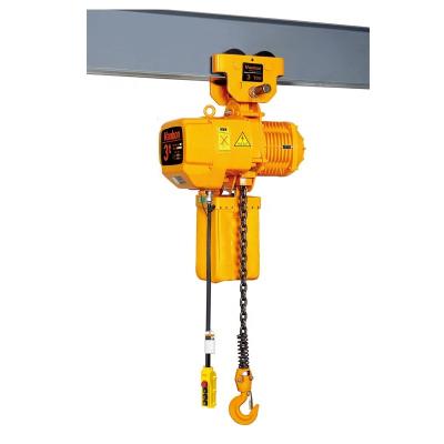 China Vanbon 3 Ton Monorail Chain Hoist Electric Chain Hoist With Manual Trolley for sale