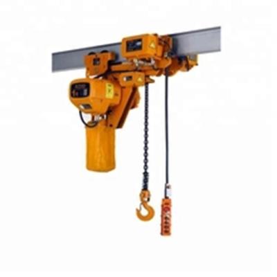 Κίνα 5 Ton Motorized Trolley Chain Hoist Low Headroom Electric Chain Hoist With CE Certificate προς πώληση