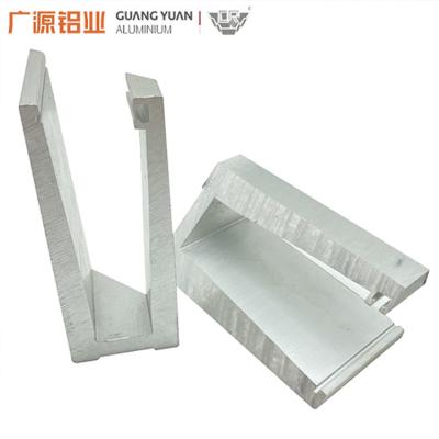 China Best Glass Wall Price 8040 8080 Aluminum Profile 45X90 80X80 60X120 Aluminum Channel Glass Aluminum Profile For Glass Balustrade for sale