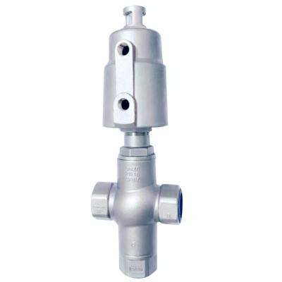 China General PNEUMATIC Three Way Angle Seat Connection Thread Stainless Steel Regulating Valve for sale