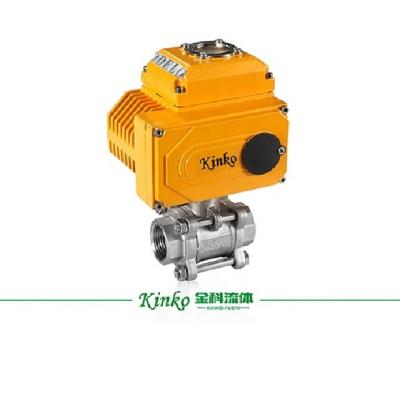 China High Efficiency Hot Selling 3PC High Sensitivity Ball Valve With Aluminum Alloy Electric Actuator for sale