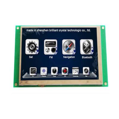 China Industrial grade 7 inch tft intelligent lcd display module with 4 wire 7