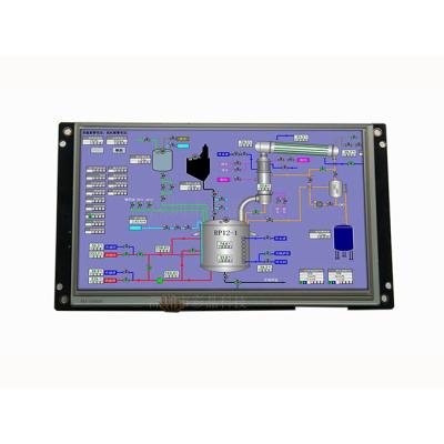 China 7 inch industrial instrument smart display and touch control panel with user interface design software (CJS07010 RTP) 7 inch for sale