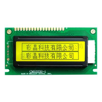 China stn graphic lcd module 122x 32 yellow green 12232a 12232 small lcd for sale