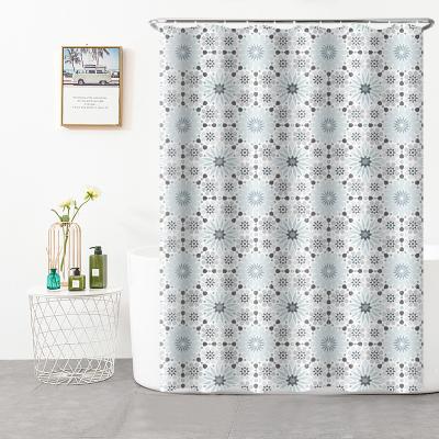 China Waterproof And Rust Printed Shower Curtain Eco - Friendly China Sustainable Factory Shower Curtain for sale