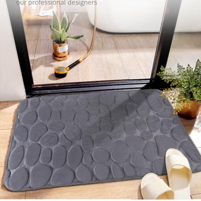 China Custom Viable Pattern Covers Custom Made Honeycomb Cover Soft Absorbent Bath Mats Non Slip Bath Mats Absorbent Covers for sale