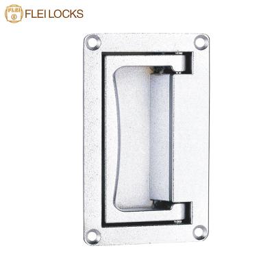 China Hidden Cabinet Door Pull Handles Steel Ball Positioning With Folding Function for sale