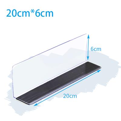 China Easy Acrylic Shelf Dividers For Closets Transparent Acrylic Shelves Divided For Food Shelves for sale