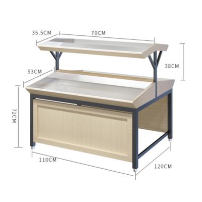 China Corrosion Protection Manufacturer Wholesale Store Shelf Supermarket Vegetable Rack for sale