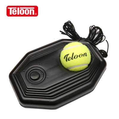 China Tennis Trainer Black Tennis Ball Plastic + Rubber Training Base For Beginners for sale