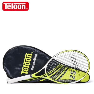 China For 9-12 Years Old Teloon Kids/Kids Tennis Racket One Piece Carbon Aluminum Alloy Children 25 Inch for sale