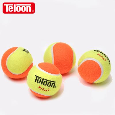 China Kids Training / Kids Play ITF Approved Pressurized Kids / Stocking Brand Teloon OEM Kids Training Tennis Ball For Stage 2 for sale