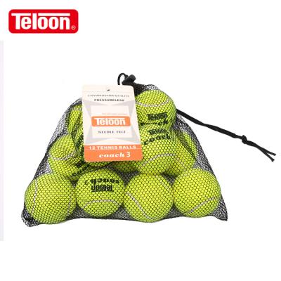 China Brand Teloon OEM Pressureless Daily Training Tennis Ball for sale