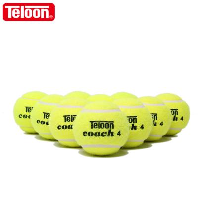 China Brand Teloon OEM Pressureless Daily Cocah 4 Training Tennis Ball for sale