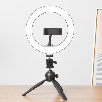 China Photography Fill Suppliers Wholesale Dimmable Desktop Photography Usb Selfie Portable Charging Flash 10cm Led Ring Light for sale