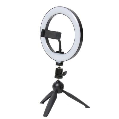 China 10CM Led Photography and Phone Ring Light With Tripod Stand Fill With Dimmable 3