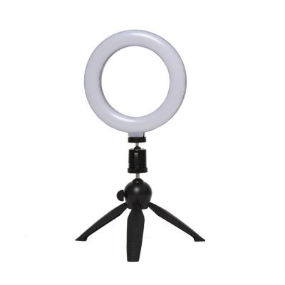 China Black Photography Fill 16cm Aluminum/ABS Circle Fill Light Led Ceiling Led Selfie Ring Light for sale