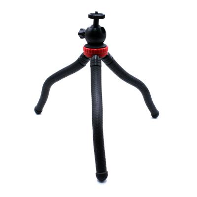 China Portable Mini Tripod Octopus Flexible Tripod/Flexible Tripod For Mobile Phone Single-Foot Stand Selfie Stick For Iphone Dslr Mini Camera Tripod for sale