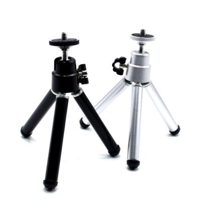 China Portable Alloy Tripod Mini Digital Camera 3sections Flexible Aluminum Micro Projector Bracket for sale