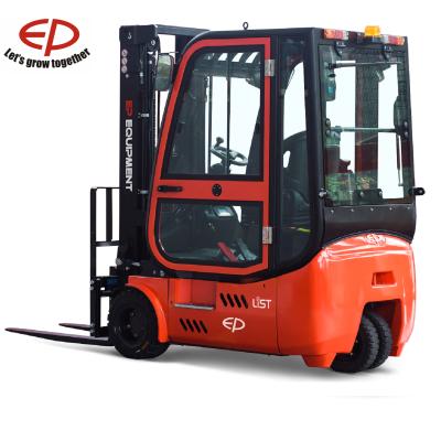 China Silver PE Li-ion 2.0T Tricycle Saving Electric Forklift (2020 NEW) with Wider Working Space and Cabin CPD20L2 for sale