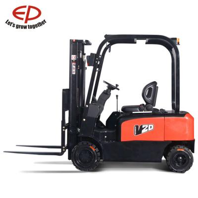 China High Performance Hotels PE Load 1.8 Ton 48V Electric Forklift With CE Certificate for sale