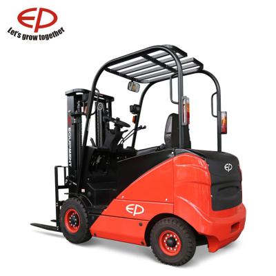 China Hotels China PE CPD15 CE 1.5ton Four Wheel Electric Forklift Price for sale