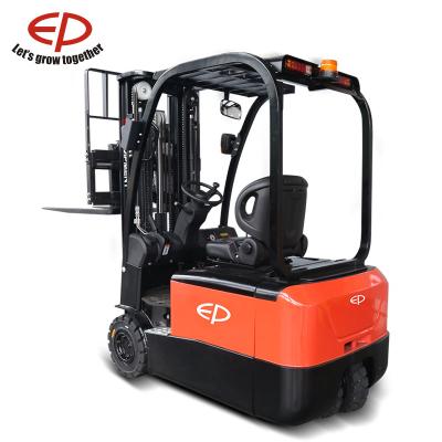 China food & Beverage factory no-pollution forklift 1.8 ton electric forklift price with Zapi controller for sale