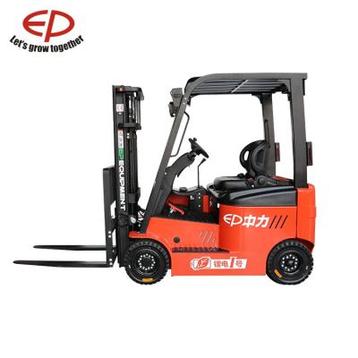 China CPDL1 Silver PE Brand 1.5-3.5T Lithium Ion Battery Saving Electric Forklift Truck for sale