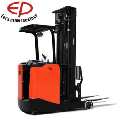 China Hot Selling Hangzhou PE CQD15S-E Electric Forklift Electric Reach Truck For Narrow Aisle 1500kg for sale