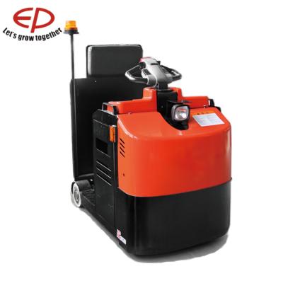 China Hotels PE stand driving bolt towing coupleing style electric tow tractor with 3T warning light QDD30S for sale