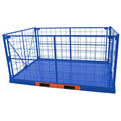 China 2260*1490*1100mm Heavy Duty Mesh Wire Mesh Box Container Grid Metal Cage for sale