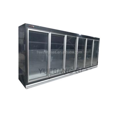 China Listing Refrigeration Parts New Glass Doors Walk In Freezer Storage Cold Room Refrigeration Equipment for sale