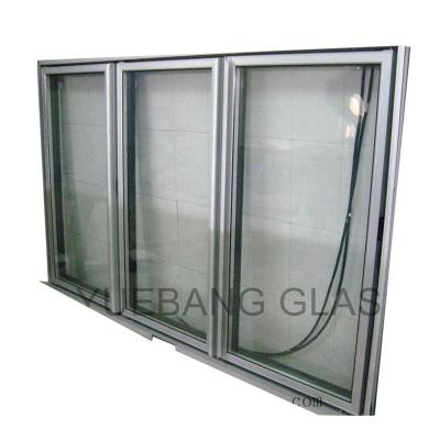 China Customized Hot Sale Refrigerator Parts Walk In Cooler Freezer Heated Glass Door for sale