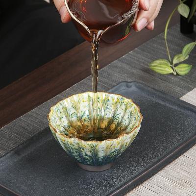 China Small Viable Wholesale Ceramic Kung Fu Tea Cup Japanese Stoneware Master Mug Pottery Tea Coffee Mug for sale