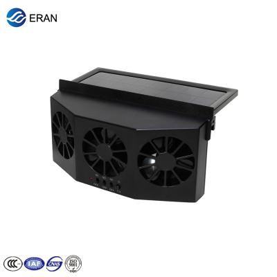 China Solar Powered Car Vehicle Radiator Vent Car Fan for sale