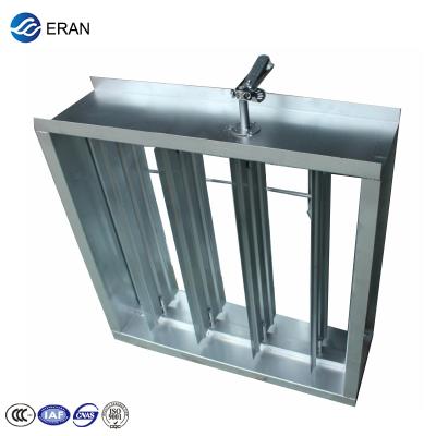 China Galvanized Steel Manual Blade Air Volume Control Damper For HVAC Systems for sale