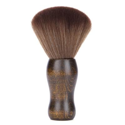 China Skin Care Shaving Men Cleaning Synthetic Wooden Beard Sweep Professional Beard Cleaning Men's Salon Synthetic Tool Wet Cream Men's Gift for sale